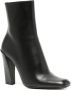 Victoria Beckham 100mm square-toe leather ankle boots Black - Thumbnail 2