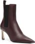 Victoria Beckham 90mm pointed-toe leather boots Red - Thumbnail 2