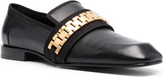 Victoria Beckham chain-link detail loafers Black