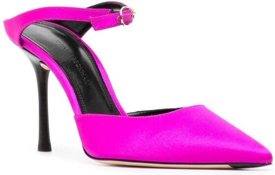 Victoria Beckham Jordy pointed-toe 90mm pumps Pink