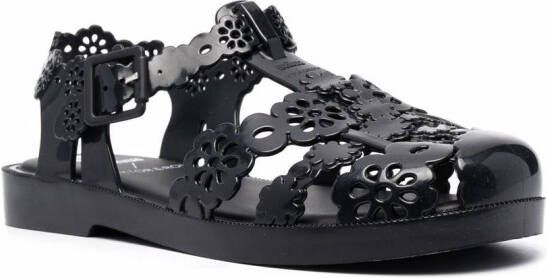 Viktor & Rolf cut out-detail sandals Black