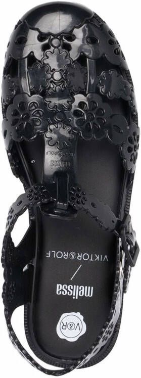 Viktor & Rolf cut out-detail sandals Black