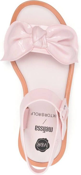 Viktor & Rolf x Melissa bow-detail flat sandals Pink