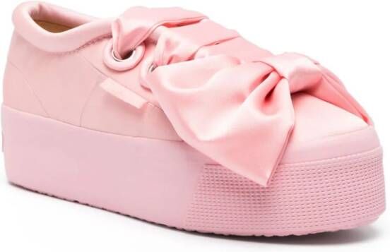 Viktor & Rolf x Superga bow-detail sneakers Pink