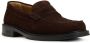 VINNY'S Yardee penny-slot suede loafers Brown - Thumbnail 2