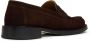 VINNY'S Yardee penny-slot suede loafers Brown - Thumbnail 3