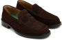 VINNY'S Yardee penny-slot suede loafers Brown - Thumbnail 4