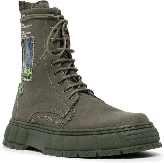 Virón 1992 Army Tent lace-up boots Green