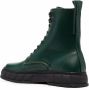 Virón logo-print ankle boots Green - Thumbnail 3