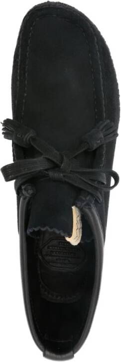 visvim Beuys Trekker-Folk suede boots Black