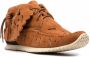 Visvim cut-out moccasin ankle boots Brown - Thumbnail 2