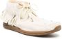 Visvim fringed leather loafers Neutrals - Thumbnail 2