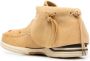 Visvim knot-detail lace-up boots Neutrals - Thumbnail 3