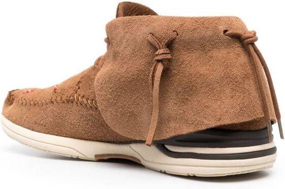 visvim Lhamo Folk suede sneakers Brown