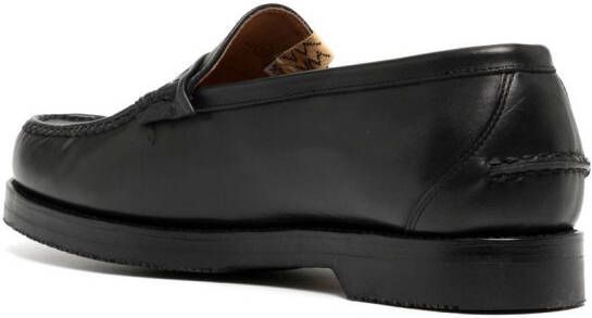 visvim Oxford leather loafers Black
