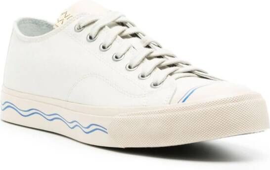 visvim wave-print sneakers White