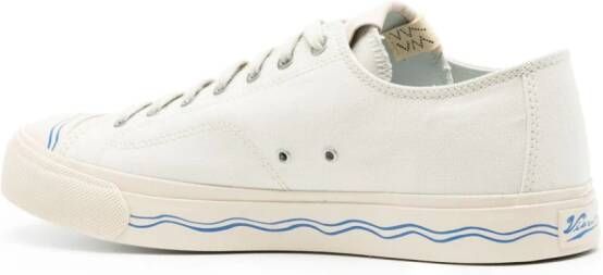 visvim wave-print sneakers White