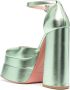 Vivetta 153mm leather pumps Green - Thumbnail 3