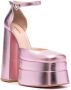 Vivetta metallic-finish pumps Pink - Thumbnail 2