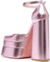 Vivetta metallic-finish pumps Pink - Thumbnail 3