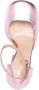 Vivetta metallic-finish pumps Pink - Thumbnail 4