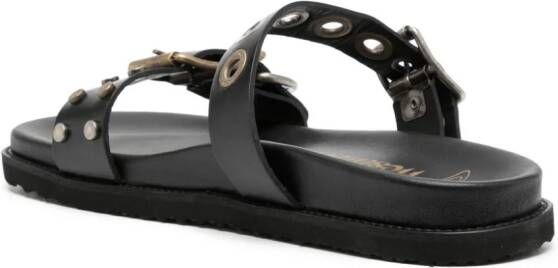 Vivienne Westwood Alex stud leather sandals Black