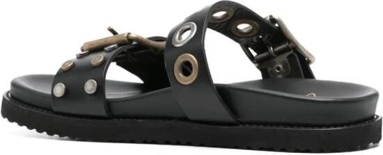 Vivienne Westwood Alex Stud leather sandals Black