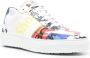 Vivienne Westwood mix-print leather sneakers White - Thumbnail 2