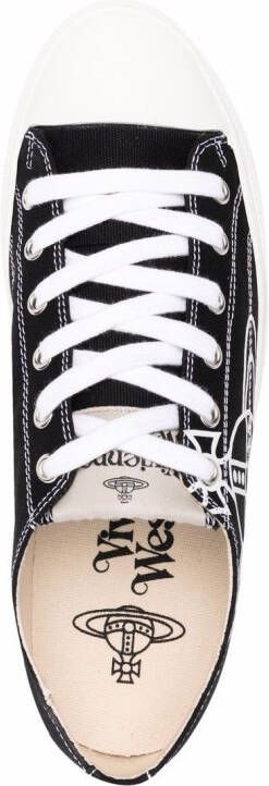 Vivienne Westwood Orb-logo low-top sneakers Black
