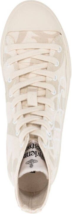 Vivienne Westwood Orb-motif lace-up sneakers Neutrals