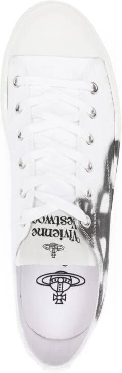 Vivienne Westwood Orb-print canvas sneakers White