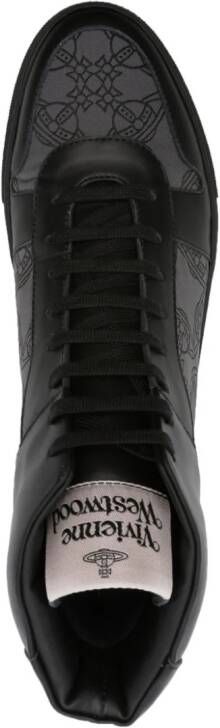 Vivienne Westwood Orb-print high-top sneakers Black
