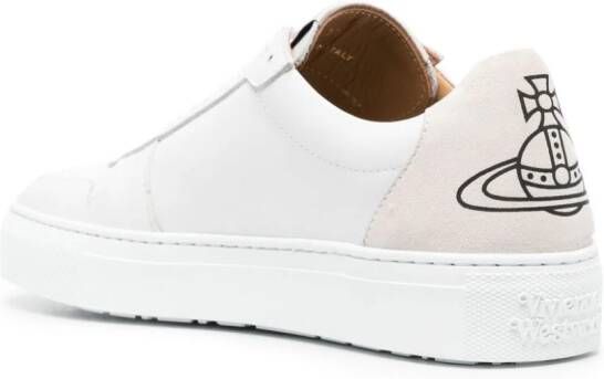 Vivienne Westwood Orb-print leather sneakers White