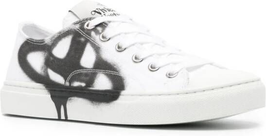 Vivienne Westwood Plimsoll 2.0 canvas sneakers White