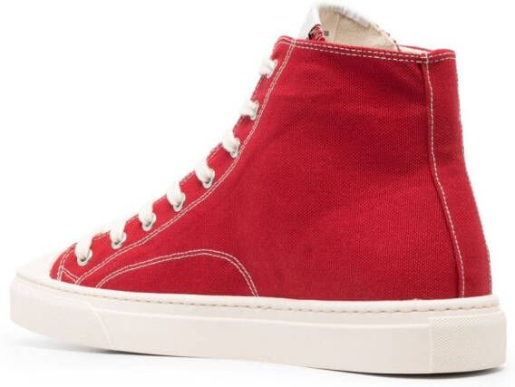 Vivienne Westwood Plimsoll canvas sneakers Red