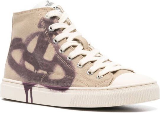 Vivienne Westwood Plimsoll high-top sneakers Neutrals