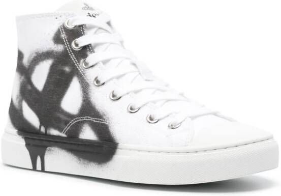 Vivienne Westwood Plimsoll high-top sneakers White