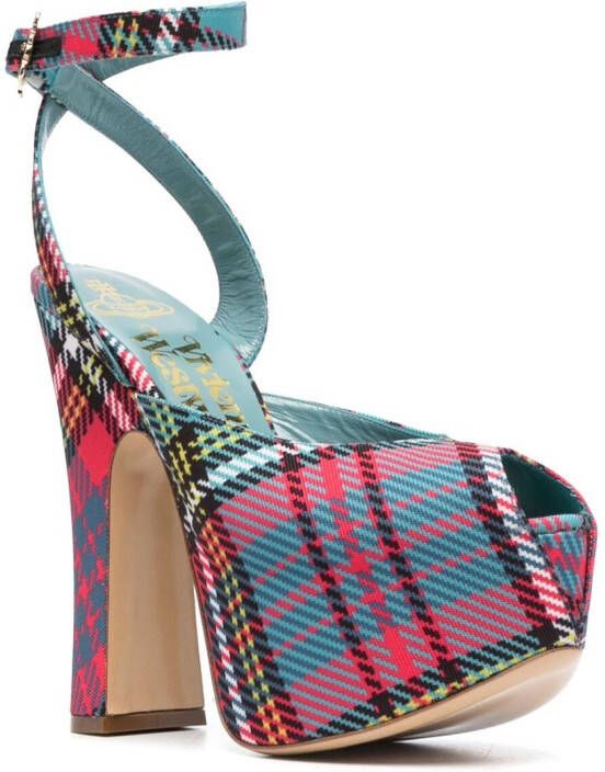 Vivienne Westwood Vargas 160mm checked pumps Blue