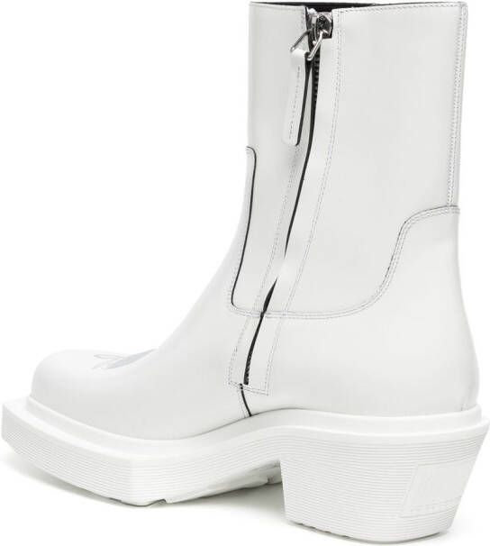 VTMNTS ankle-length cowbody-boots White