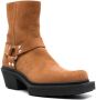 VTMNTS Harness 70mm suede ankle boots Brown - Thumbnail 2