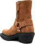 VTMNTS Harness 70mm suede ankle boots Brown - Thumbnail 3
