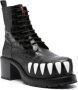Walter Van Beirendonck Hyper Glam 85mm leather boots Black - Thumbnail 2