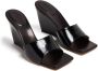 Wandler Gaia 90mm wedge leather sandals Black - Thumbnail 2