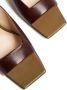 Wandler Isa 85mm leather sandals Brown - Thumbnail 2