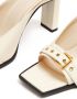 Wandler Isa 85mm leather sandals White - Thumbnail 3