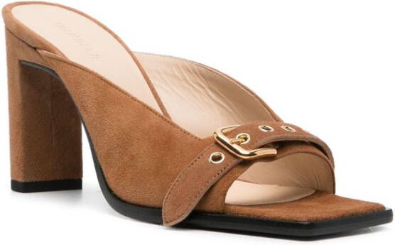 Wandler Isa 85mm sandals Brown