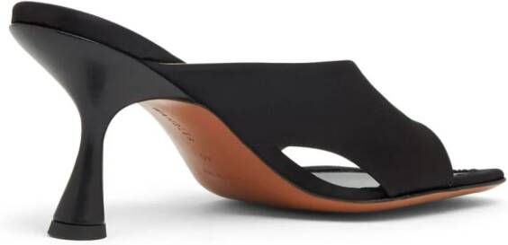 Wandler Julio 80mm cut-out detail leather mules Black
