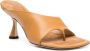 Wandler Julio 80mm cut-out detail leather mules Brown - Thumbnail 2