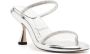 Wandler June crystal-embellished 95mm leather mules Silver - Thumbnail 2