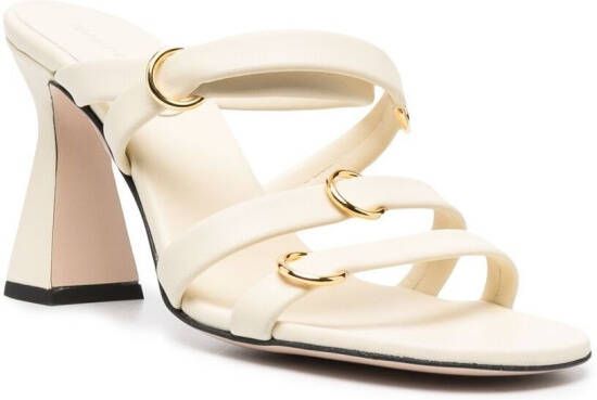 Wandler Lara block-heel sandals Neutrals